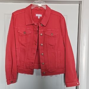 Universal Thread Vibrant Red Jean Jacket
